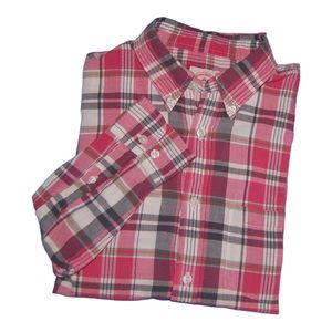 Brooks Brothers Plaid Button down shirt with front pocket